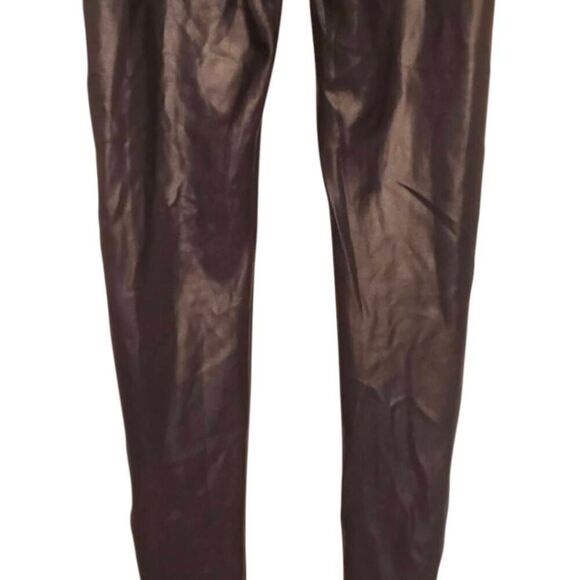 SPANX Ready To Wow Faux Leather Leggings Size Large - Picture 4 of 4
